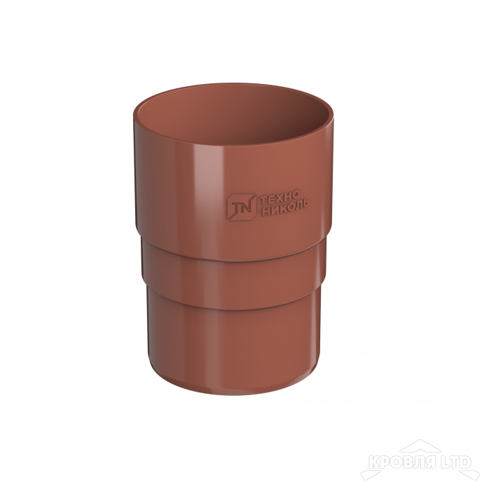 ТН ПВХ D125/82 ММ МУФТА ТРУБЫ КРАСНЫЙ  Rall 8004