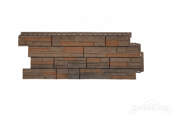 Фасадная панель Grand Line Сланец Design Plus сандал