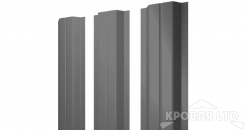 Штакетник П-образный А 0,45 PE RAL 7004 сигнальный серый