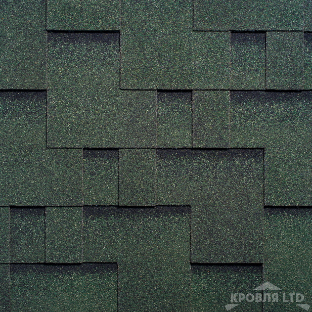 Гибкая черепица Ruflex  серия Премиум коллекция Runa Premium цвет Тайга