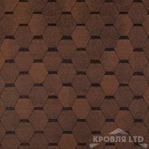 Гибкая черепица Тегола серия Категория КОМФОРТ коллекция Garda цвет Marrone 439