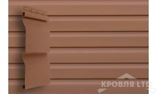 Сайдинг виниловый   GL Корабельная доска  двухслойный темно-бежевый 3,0 м