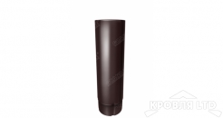 Труба круглая Oптима 3м 90мм RAL 8017 шоколад