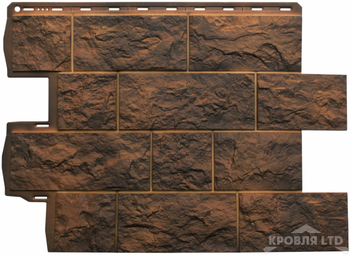 Фасадная панель Альта-Профиль Туф Иранский