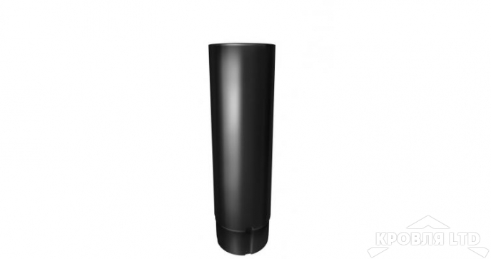 Труба круглая Грендлайн 90 мм 3 м RAL 9005 черный