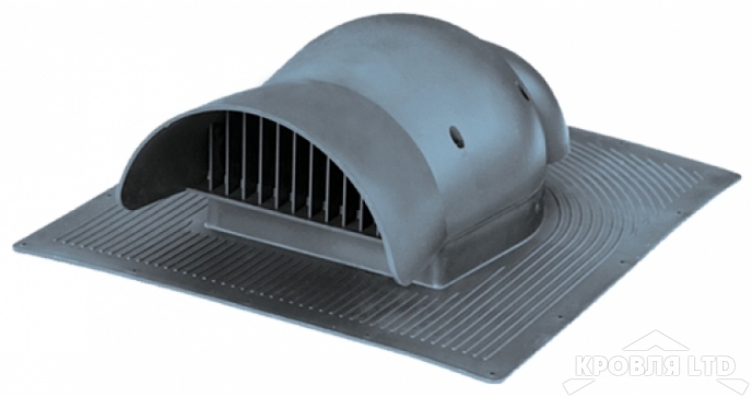 Кровельный вентиль Krovent KTV серый для гибкой черепицы