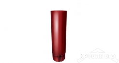 Труба круглая Грендлайн 90 мм 3 м RAL 3011 коричнево-красный