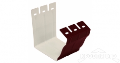 Соединитель желоба Vortex 125мм RAL 3005 красное вино