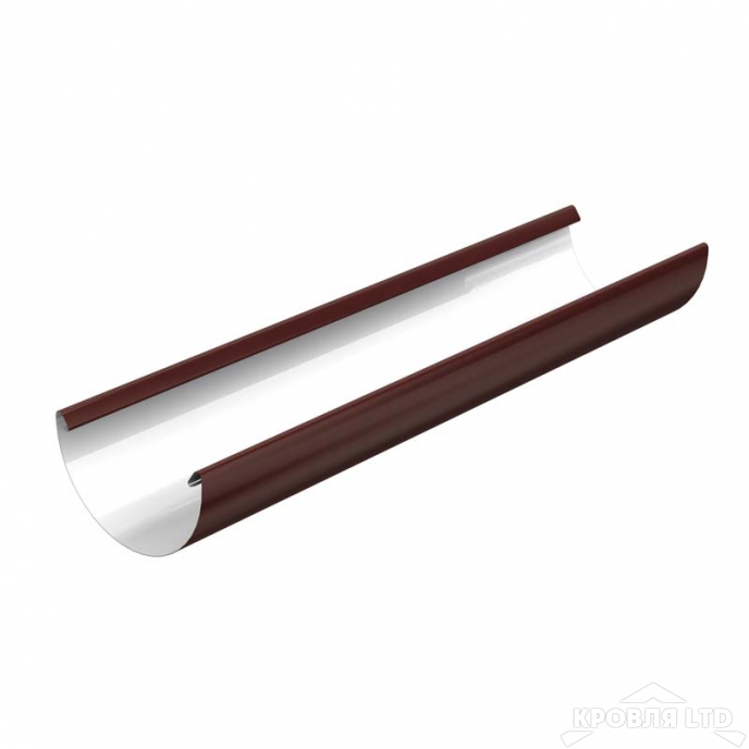 Желоб водосточный 3м Проект 185/150 Ral 8017 шоколад
