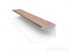 Планка J-профиль, под дерево White Dub, толщина 0,45