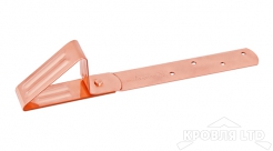 Снегозадержатель Aquasystem для мягкой кровли Цвет Медь