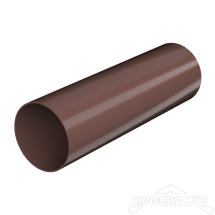ТН ПВХ D125/82 ММ ТРУБА (3 М) КОРИЧНЕВЫЙ  Rall 8017