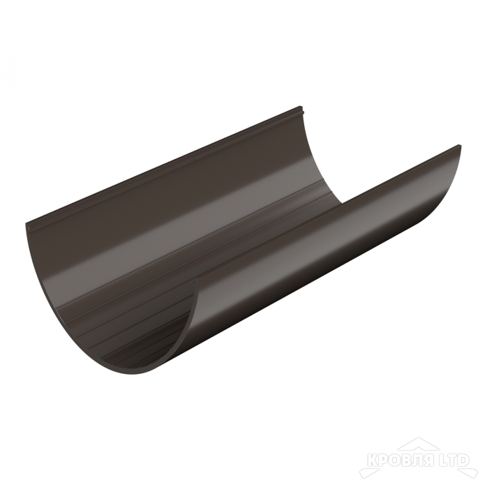 ТН ПВХ D125/82 ММ ЖЕЛОБ (3 М)  ТЕМНО-КОРИЧНЕВЫЙ  Rall 8019