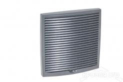 Наружная вентиляционная решетка 240х240 цвет серый