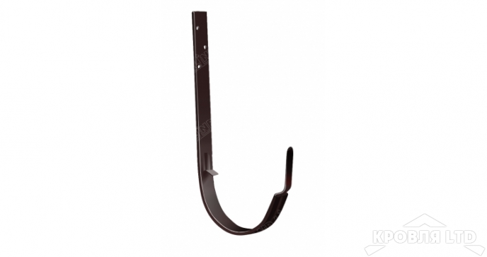 Крюк длинный Oптима 125мм RAL 8017 шоколад