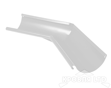 Угол желоба внутренний Foramina PUR 135 гр 125 мм RAL 9003 белый