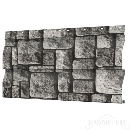 Сайдинг металлический Корабельная Доска, Камень Булыжник , толщина 0,45