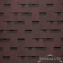 Гибкая черепица Дёке серия PREMIUM коллекция Генуя цвет Зрелый каштан