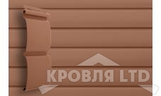 Сайдинг виниловый   GL Блок хаус двухслойный темно-бежевый 3,0 м