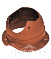 Основание для вентеляционной трубы Krovent Base-VT Wave 125/150 кирпичный для металлочерепицы