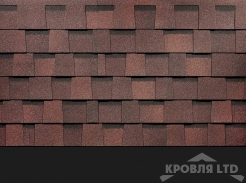 Гибкая ламинированная черепица Дёке серия PREMIUM  Коллекция DRAGON цвет Зрелый Каштан