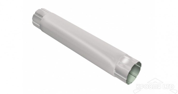 Труба круглая Оптима 1м 90мм RAL 9003 белый