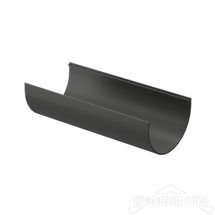 Желоб полукруглый для водостока Деке Премиум 120мм 3м RAL 7024 графит