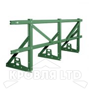 Кровельное ограждение Roofsystems серия PRESTIGE ZN H-600 45*25 EURO, Полиэстер RAL 6005 зеленый мох, 3м