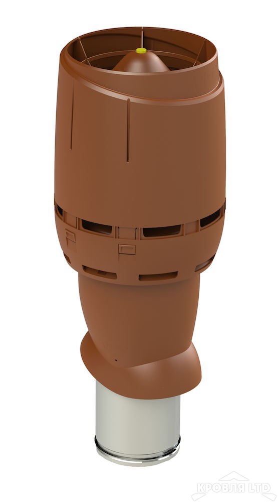 Вентиляционный выход Vilpe FLOW 160P/IS/500 цвет кирпичный