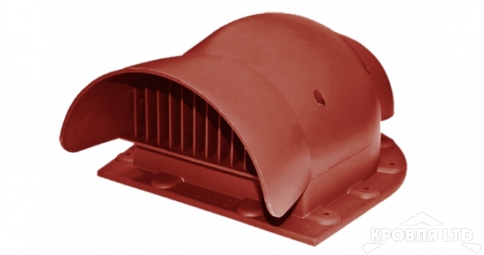 Кровельный вентиль Krovent KTV-Seam красный для фальцевой и гибкой черепицы