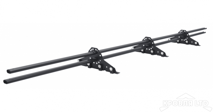 Снегозадержатель для фальцевой кровли Grand Line RAL 7024 3м