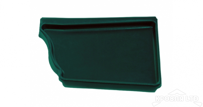 Заглушка правая Vortex 125/90 RAL 6005 зеленый мох