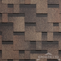 Гибкая черепица Дёке серия PREMIUM коллекция Генуя цвет Трюфель