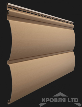 Сайдинг виниловый блок хаус  Döcke Premium цвет капучино 3,6 м