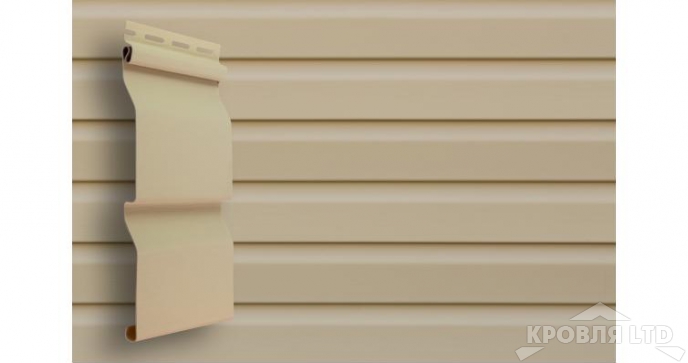 Сайдинг виниловый GL Корабельная доска  бежевый 3,6 м