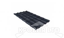 Профиль волновой Камея, Полиэстер RAL   7024 мокрый асфальт, толщина 0,45