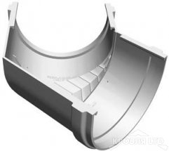 Угол желоба внутренний для водостока 135 градусов Дёке Премиум цвет пломбир