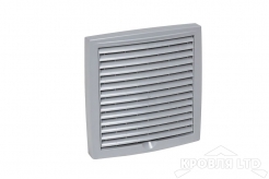 Наружная вентиляционная решетка 150х150 цвет светло серый