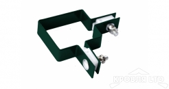 Крепление хомут угловой 62х55 для Ограждения ГрандЛайн RAL 6005 зеленый мох