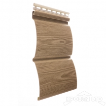 Сайдинг виниловый блок хаус  Döcke Lux Монреаль цвет Орех 3,6 м