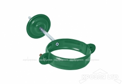 Хомут трубы для водостока Aквасистем100мм RAL 6005 зеленый мох