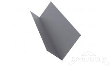 Планка примыкания 90х140, Полиэстер RAL 7004 сигнальный серый, толщина 0,45