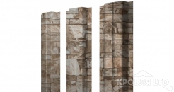 Штакетник П-образный А 0,45 Druid Fine Stone