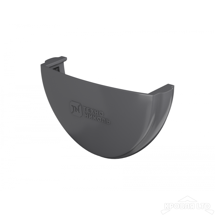 ТН ПВХ D125/82 ММ ЗАГЛУШКА ЖЕЛОБА СЕРЫЙ  Rall 7024