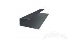 J-Профиль, Полиэстер RAL 7024 мокрый асфальт, толщина 0,45