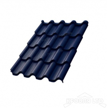 Металлочерепица Монтерроса- X , RAL 5002 Ультрамариново-синий, толщина 0,5