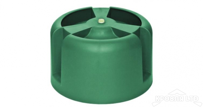 Колпак кровельный Krovent HupСap зеленый 270 для труб Pipe-VT 125 is и Pipe-VT 150 is