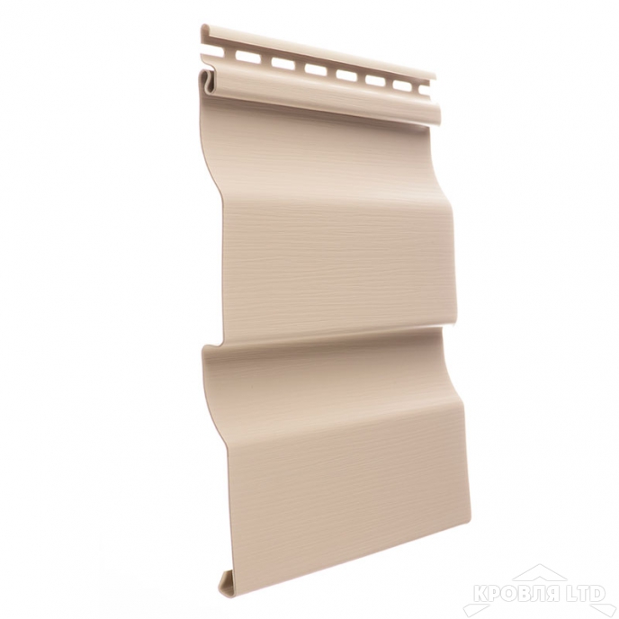 Сайдинг виниловый корабельный брус  Döcke Premium цвет крем-брюле 3,6 м