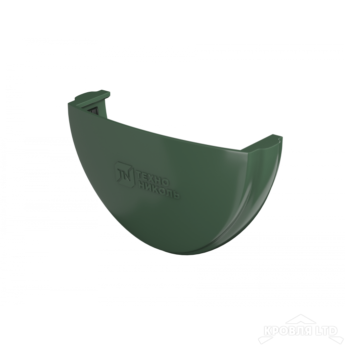 ТН ПВХ D125/82 ММ ЗАГЛУШКА ЖЕЛОБА ЗЕЛЕНЫЙ Rall 6005