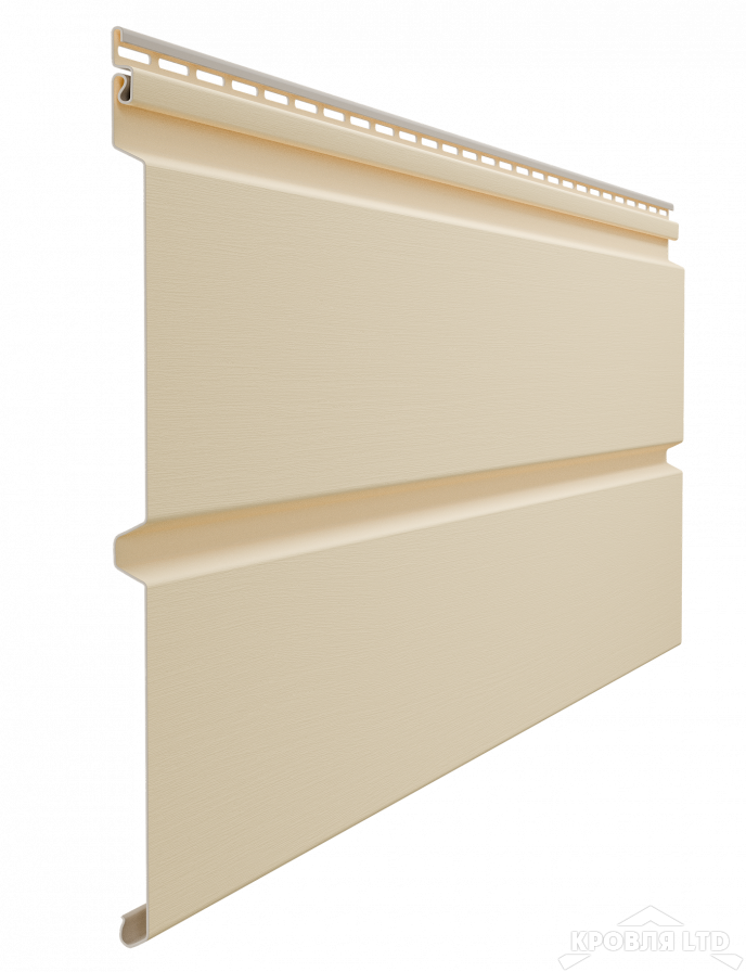 Сайдинг виниловый брус Docke Premium цвет Светлый клен 3,6м